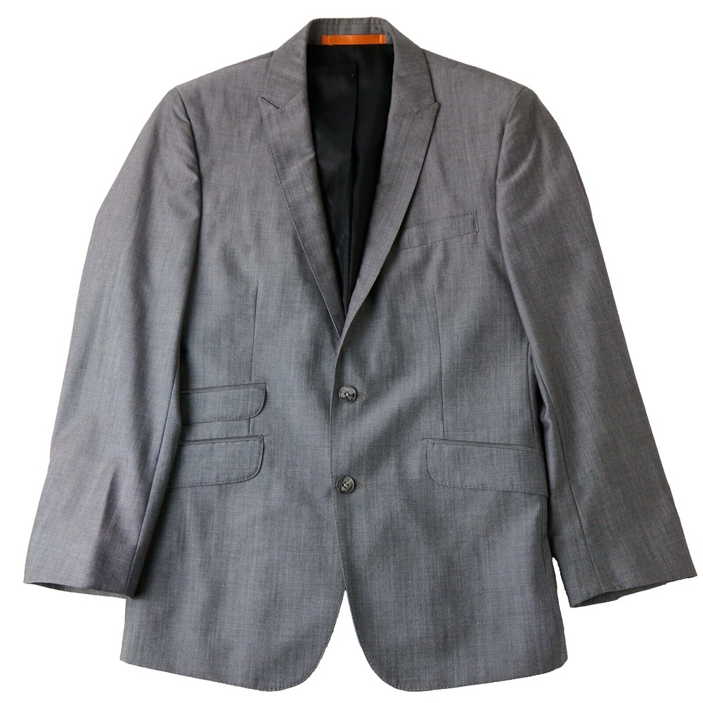 Ben Sherman Blazer Mens 38S Tailored Two Button Sport Coat Suit Jacket Modern